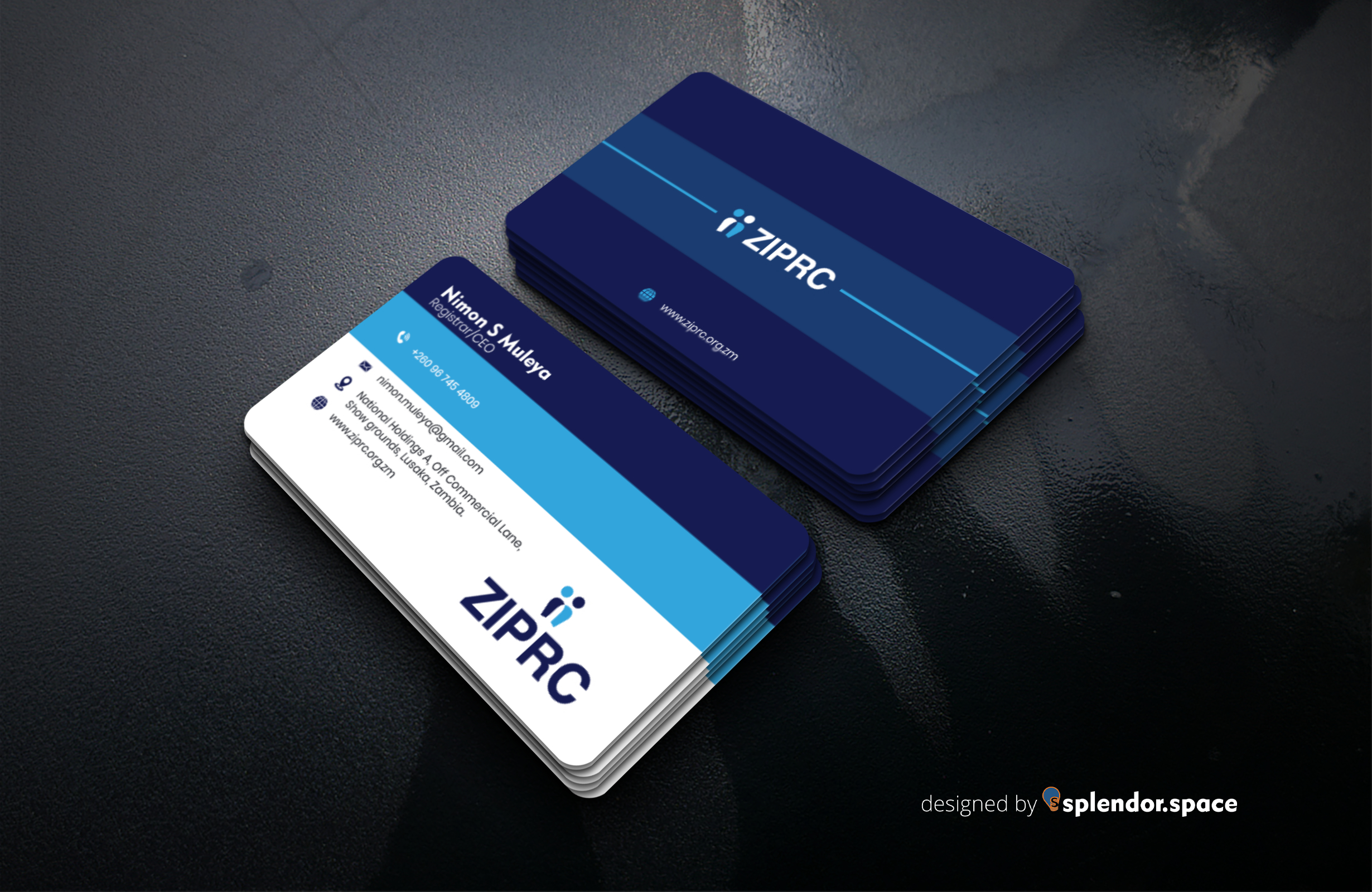 Business card mockup design
